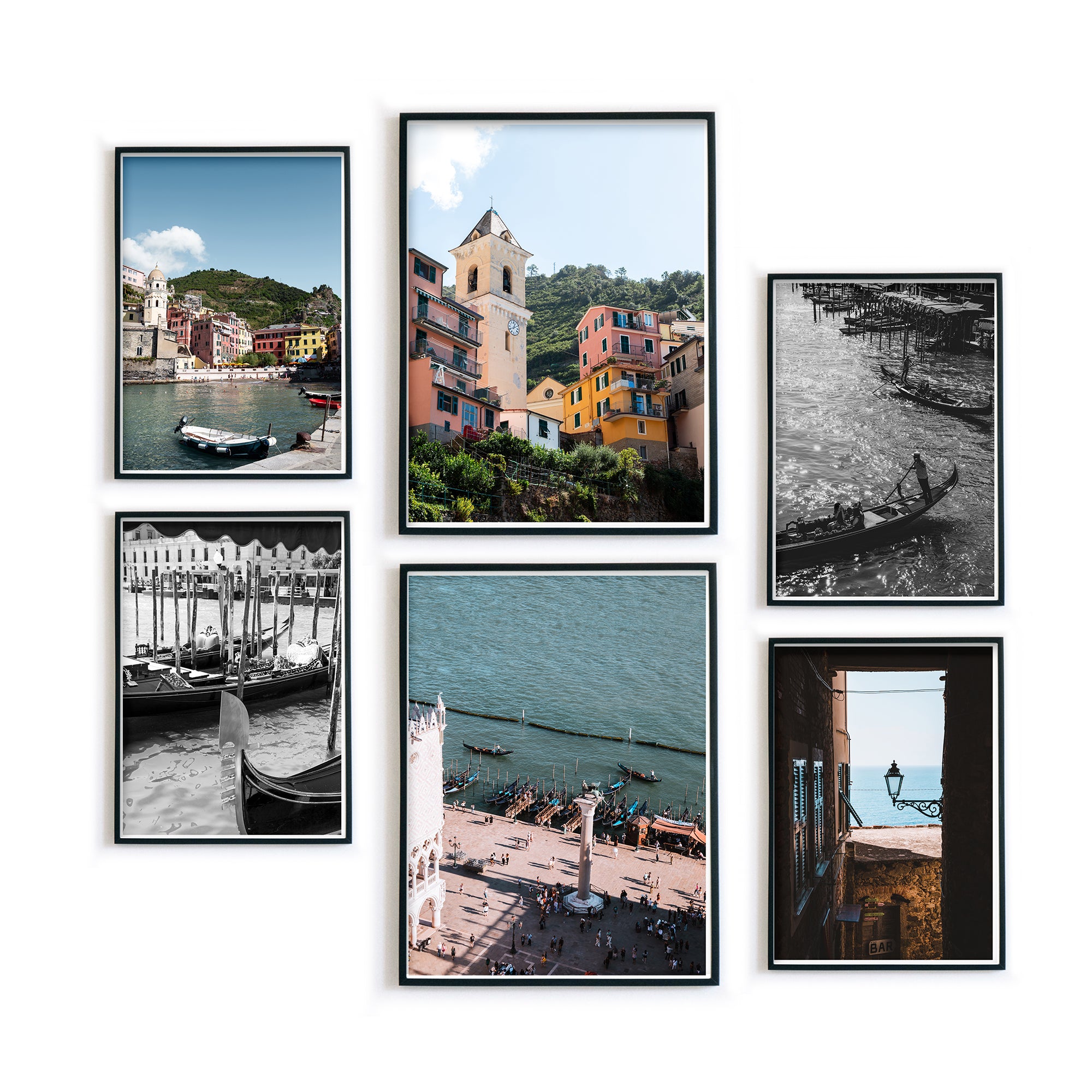 Mit dem Boot durch Italien - Poster Set