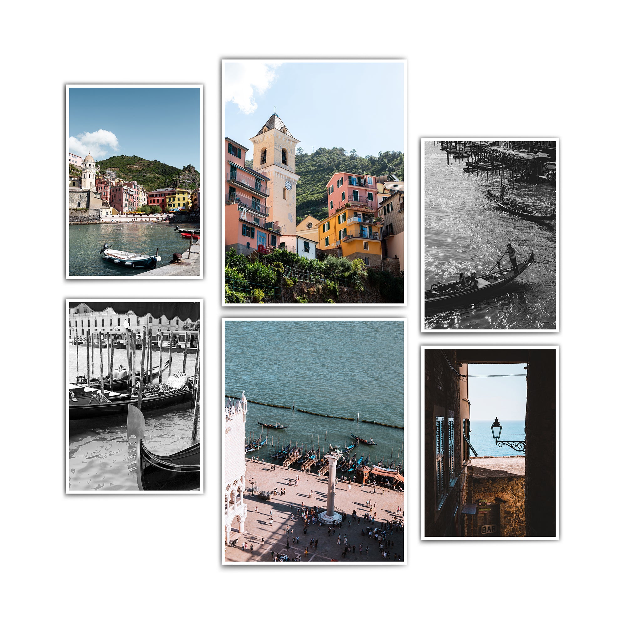 Mit dem Boot durch Italien - Poster Set