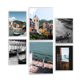 Mit dem Boot durch Italien - Poster Set