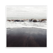 Schwarzer Strand #5 - Natur Poster