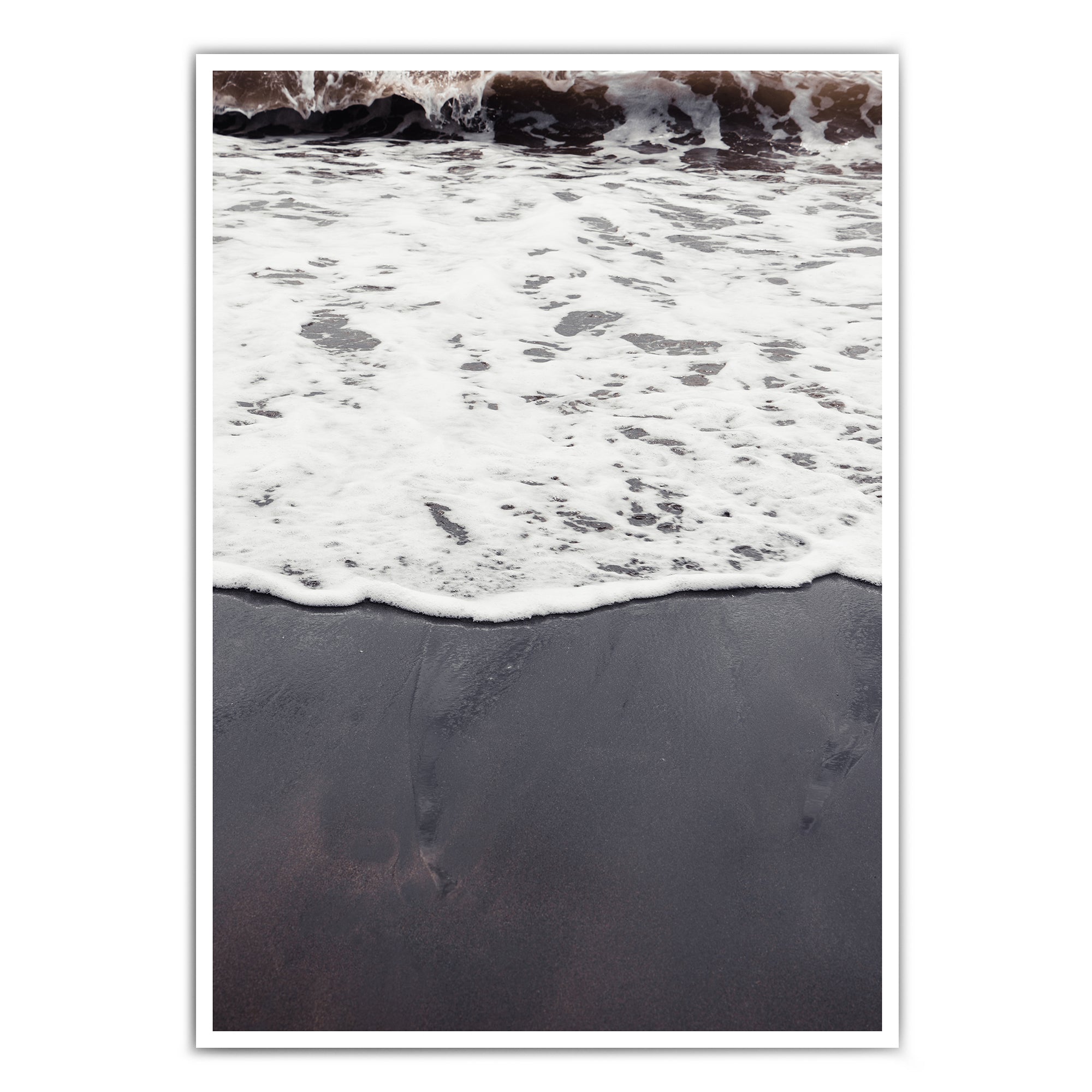 Schwarzer Strand #3 - Natur Poster