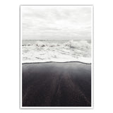Schwarzer Strand #6 - Natur Poster