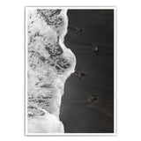 Schwarzer Strand #4 - Natur Poster