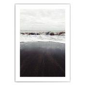 Schwarzer Strand #5 - Natur Poster