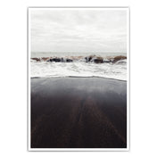 Schwarzer Strand #5 - Natur Poster