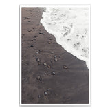 Schwarzer Sandstrand Bild
