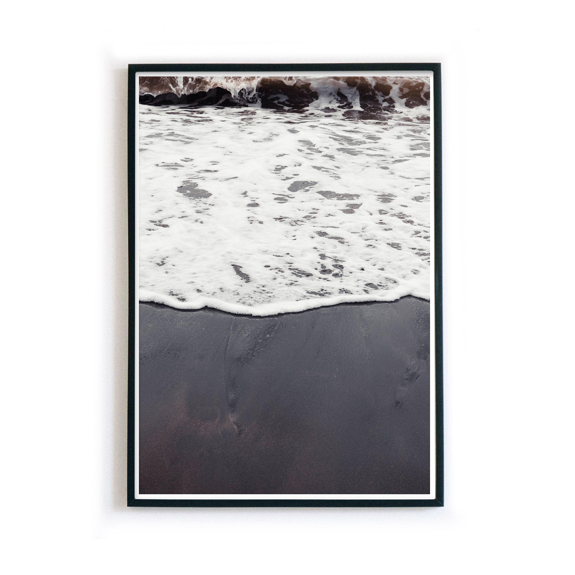Schwarzer Strand #3 - Natur Poster