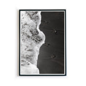 Schwarzer Strand #4 - Natur Poster