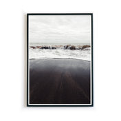 Schwarzer Strand #5 - Natur Poster