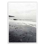 Schwarzer Strand - Natur Bild