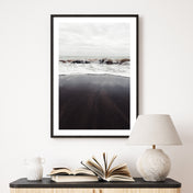 Schwarzer Strand #5 - Natur Poster