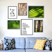 Palmen Urlaub Poster Set