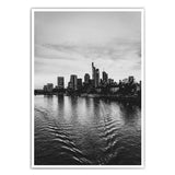 Über den Main SW | Frankfurt Poster