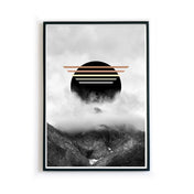 Super Nova behind the Mountain