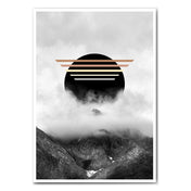 Super Nova behind the Mountain