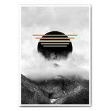 Super Nova behind the Mountain