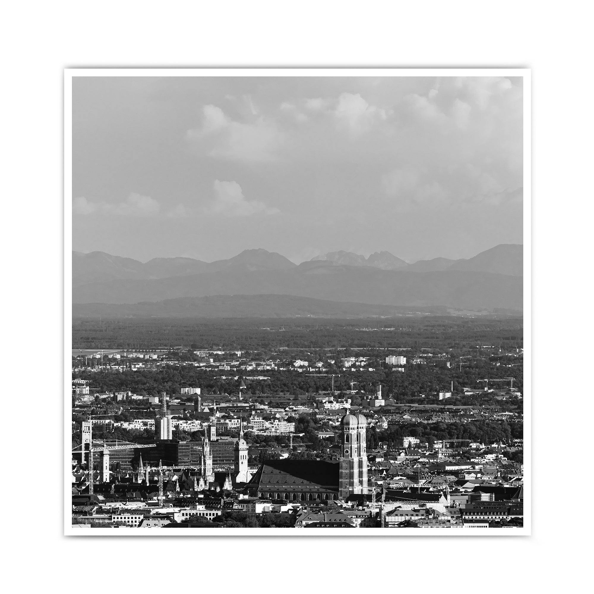 Blick über München Bild