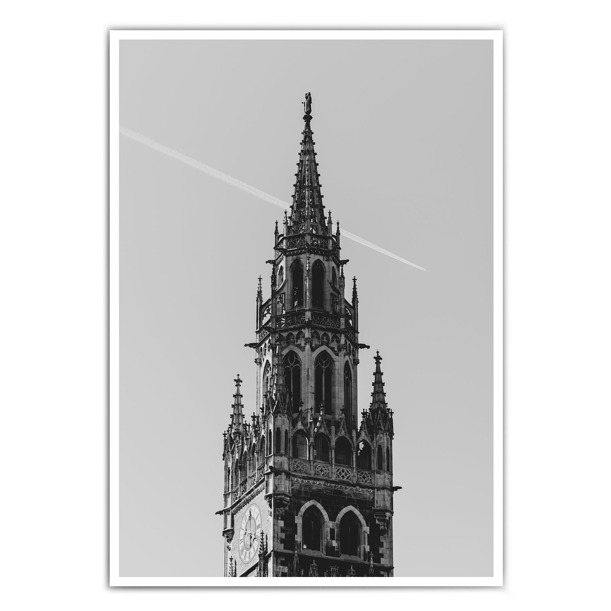 sw Rathaus in München Bild