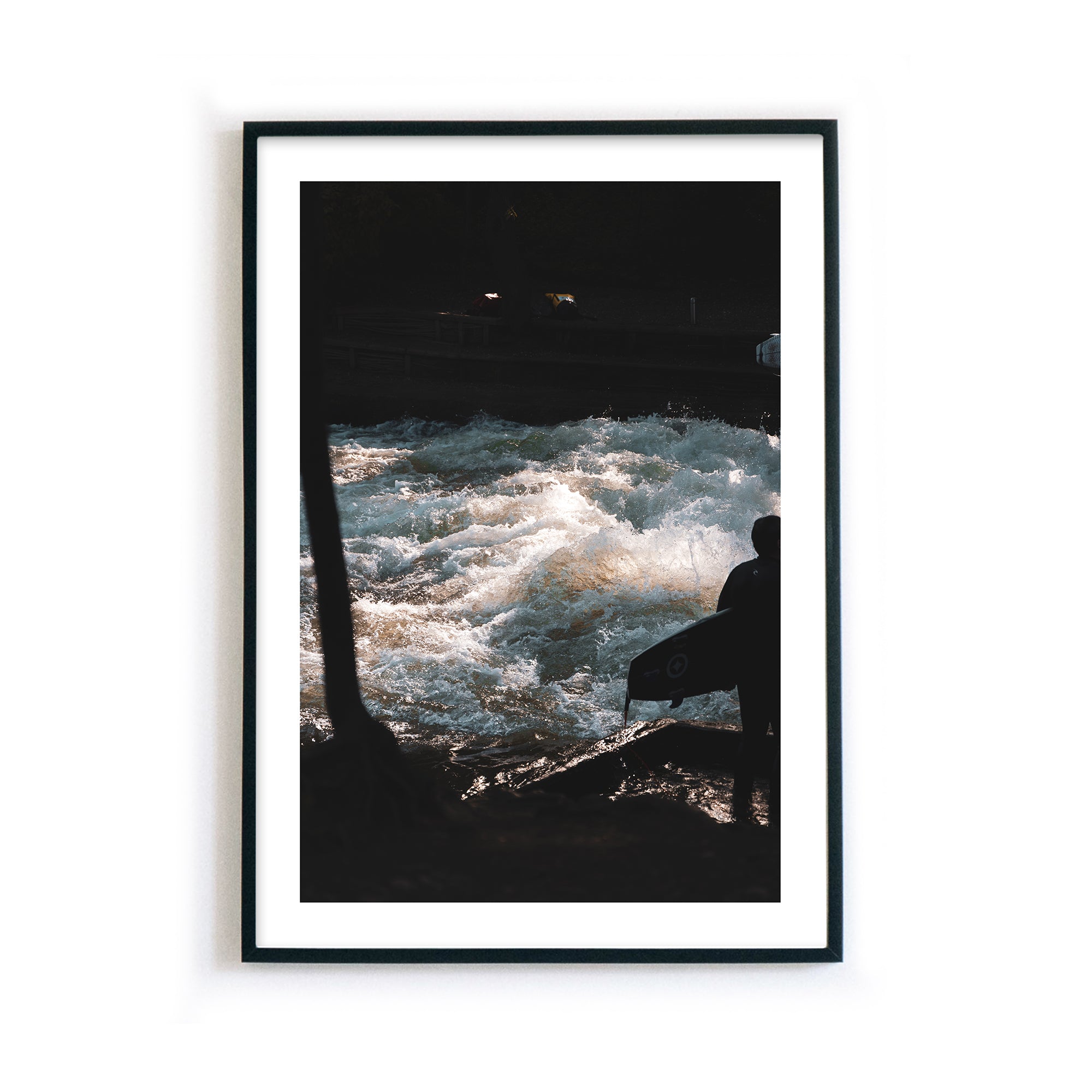 Surfen auf der Isar - München Poster