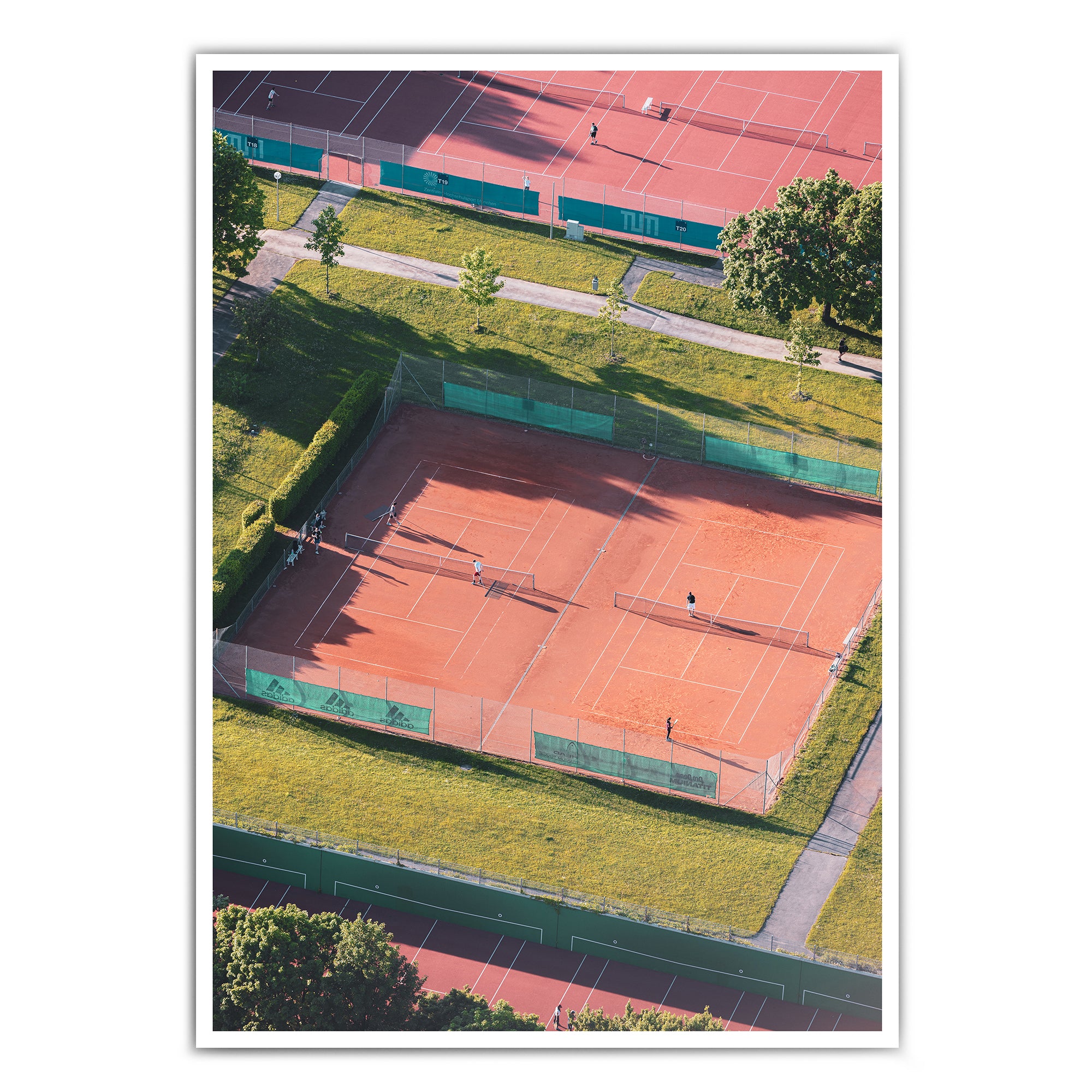 let's play tennis München Poster