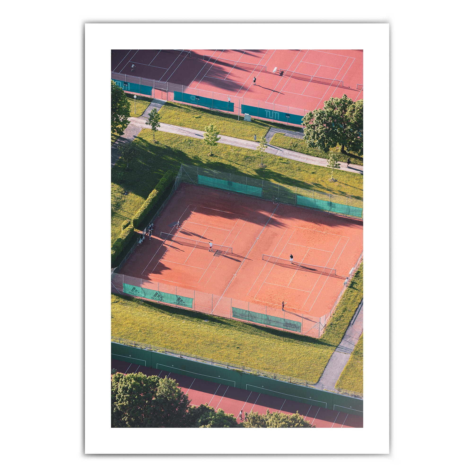 let's play tennis München Poster