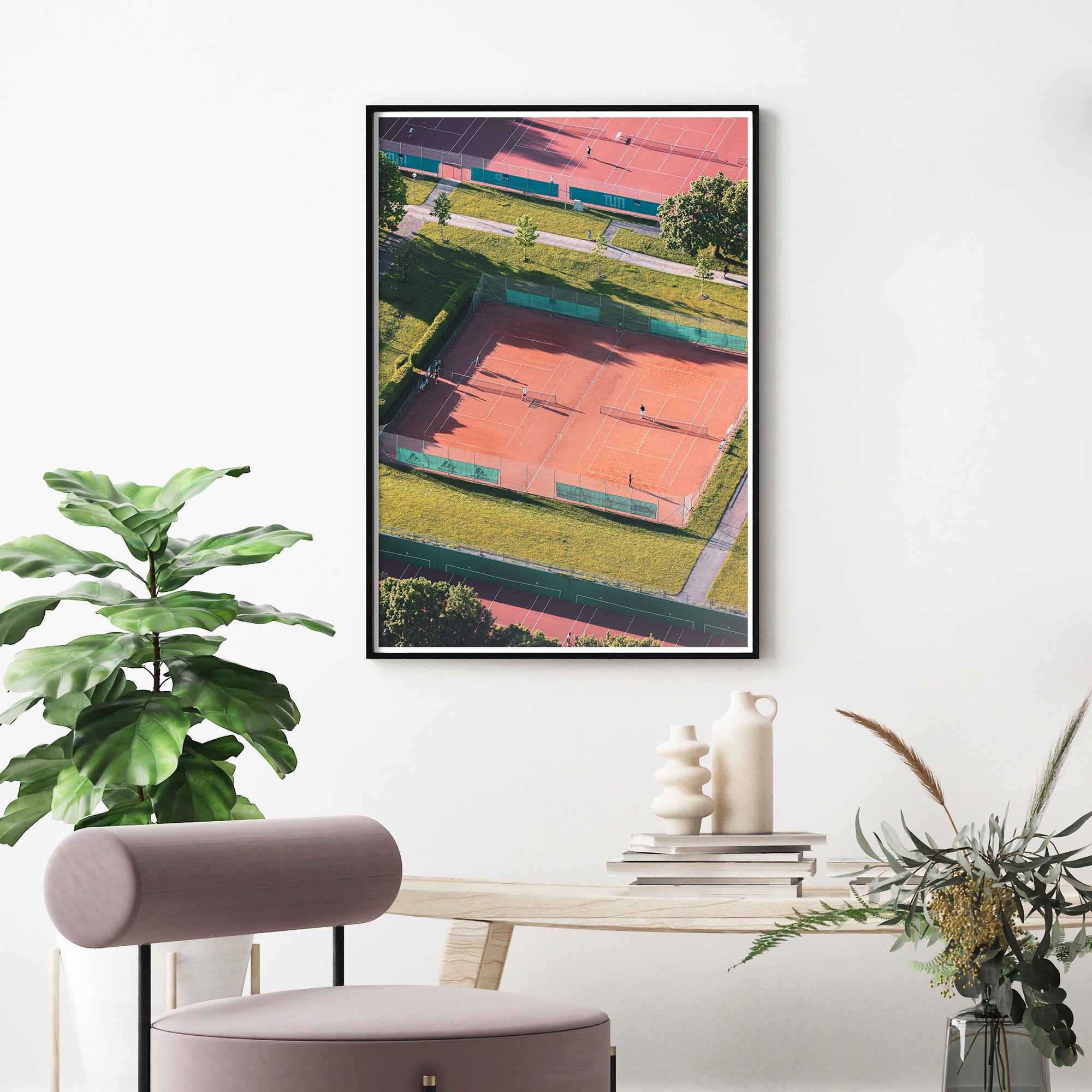 let's play tennis München Poster
