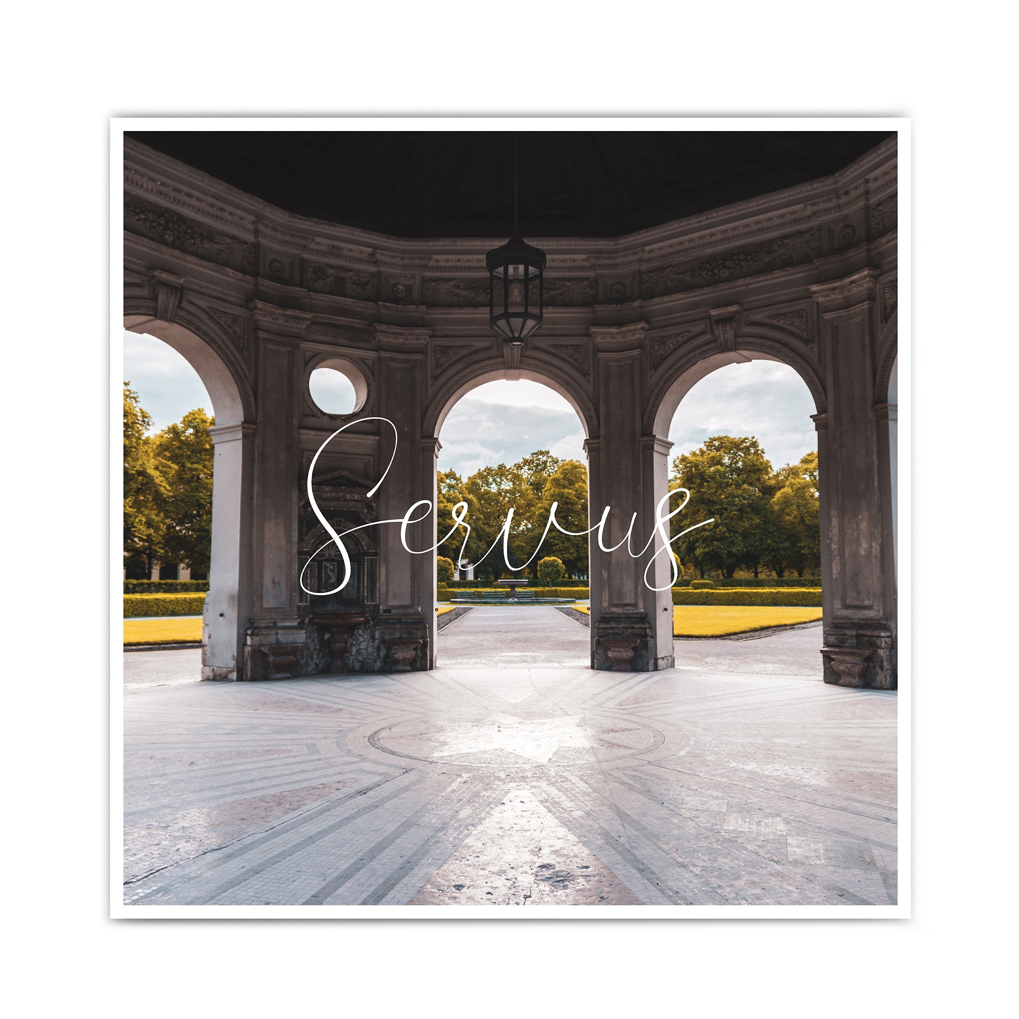 Servus Hofgarten - München Poster