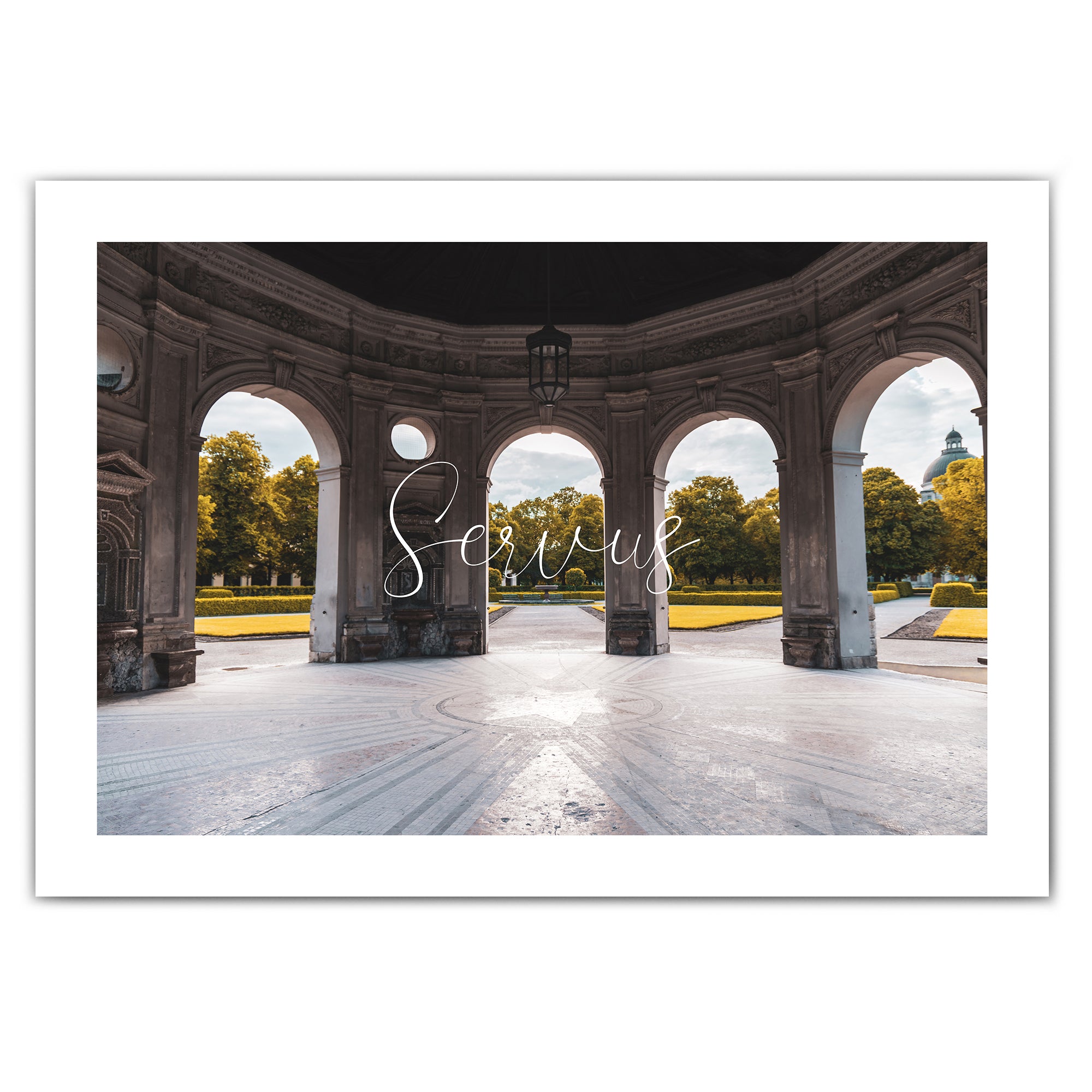 Servus Hofgarten - München Poster