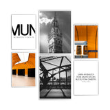 Fahrt durch München Poster