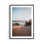 Barfuß zum Strand Poster