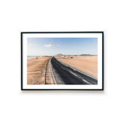 Straße am Strand - Natur Poster