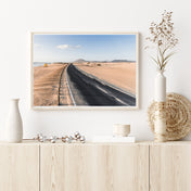 Straße am Strand - Natur Poster