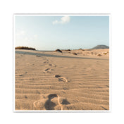 Fußspuren im Sand Bild