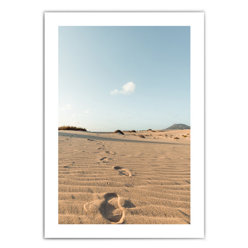Fußspuren im Sand Bild