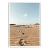 Fußspuren im Sand Bild