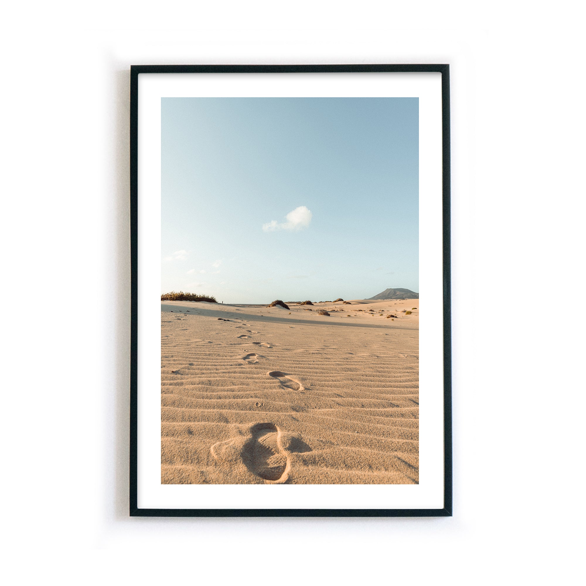 Fußspuren im Sand Bild