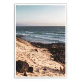 Steiniger Sandstrand