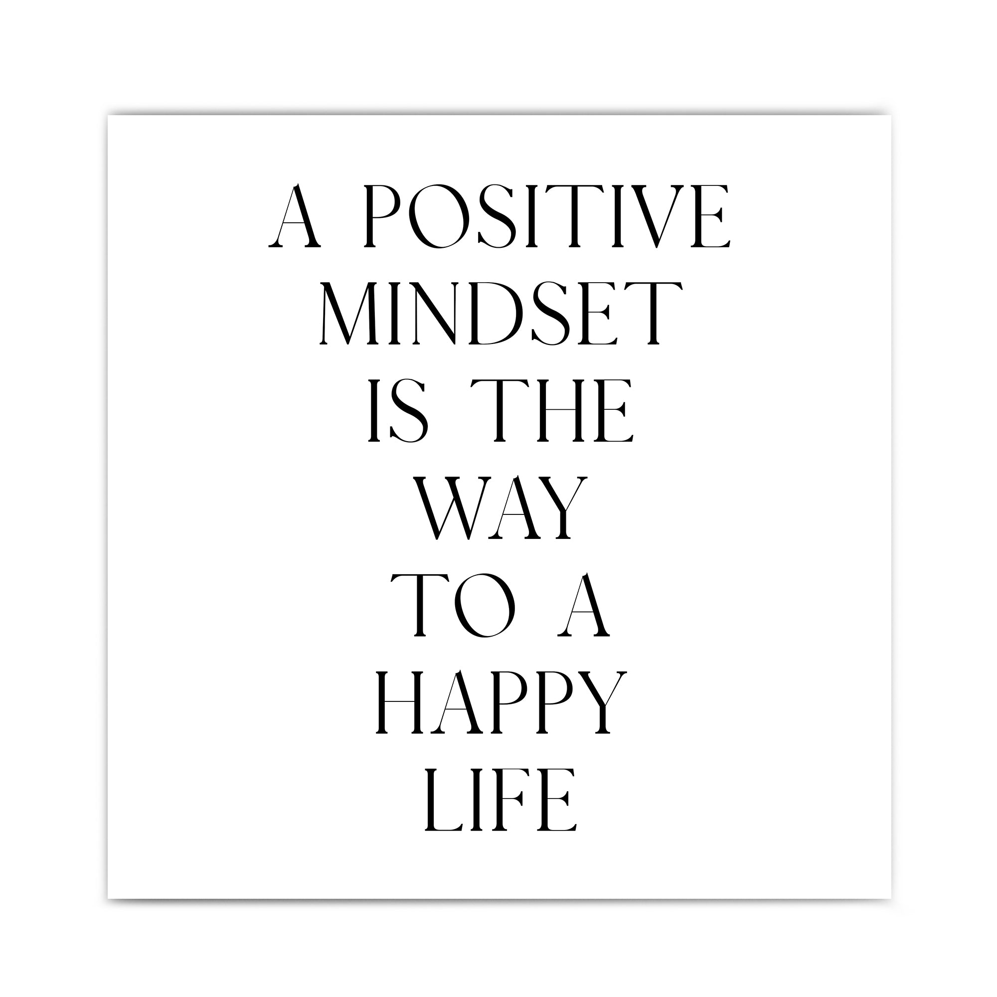 Positiv Mindset