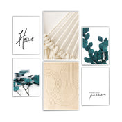 Boho Eukalyptus Poster Set