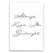 Always Kiss Me Goodnight