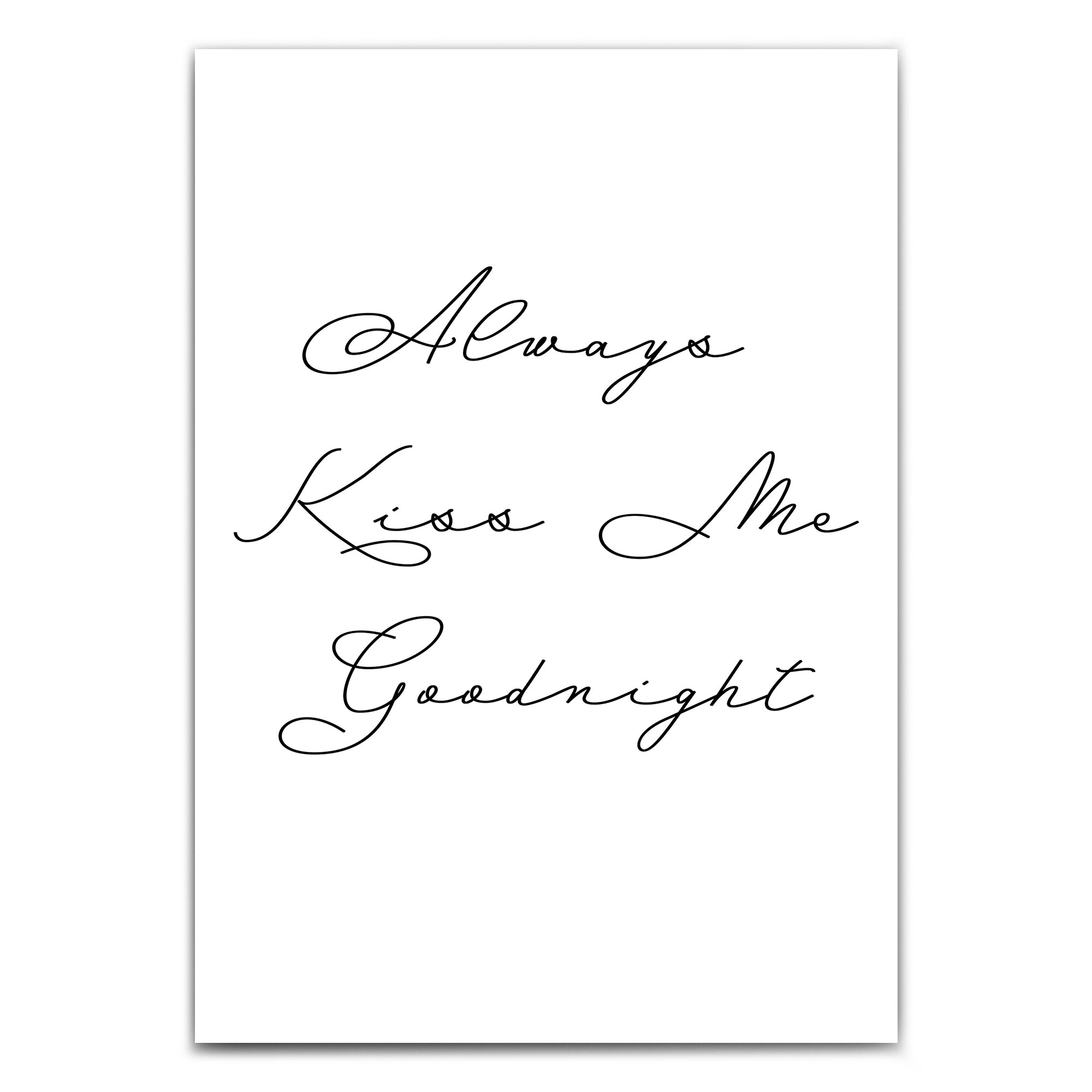 Always Kiss Me Goodnight