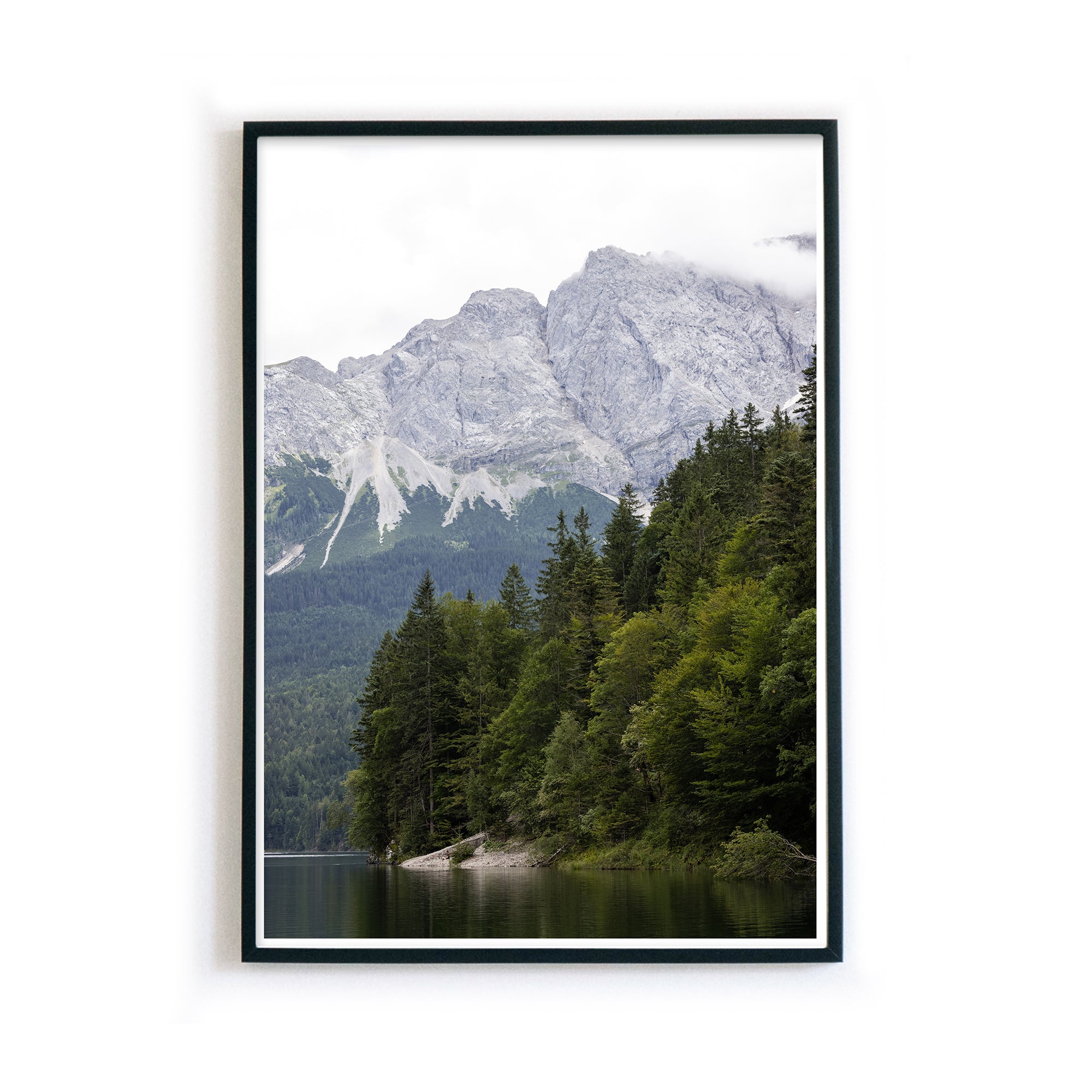 4onepictures_poster_wohnzimmer_natur_see_wald_berge_sonne_a4_a3_a2_bilderrahmen.jpg