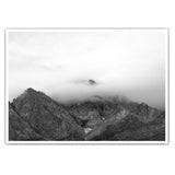 Berg Wolken Poster