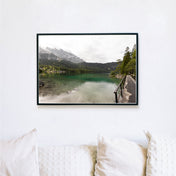 Brücke ins Grüne - Eibsee Poster