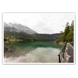 Brücke ins Grüne - Eibsee Poster