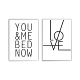 You & Me Love Poster