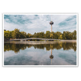 Bild vom Kölner Fernsehturm - Spiegelung