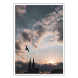 Flug über Köln Poster | Skyline Bild