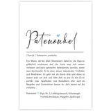Patenonkel Definition - Personalisiert